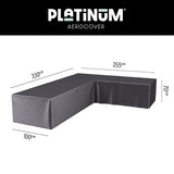 Platinum AeroCover - Loungesethoes hoekset rechts 330x255x100xH70