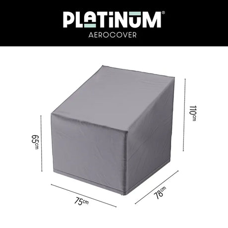 Platinum AeroCover - Loungestoelhoes hoge rug XL hoes 75x78x65/110