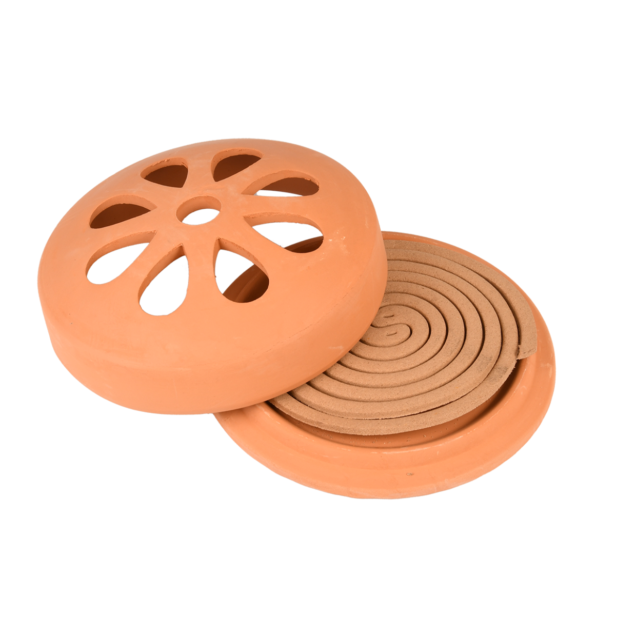 Citronella spiralen in terracotta giftbox