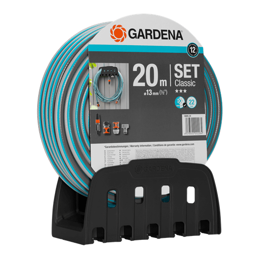 Gardena Wandslanghouder + 20 m Classic