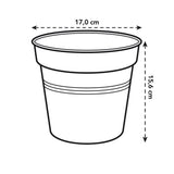 Elho - gb growpot 17cm living black