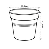 Elho - gb growpot 19cm living black