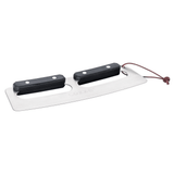 Cozze pizzasnijder twin 32 cm met rode snoer op lichtgrijze basis