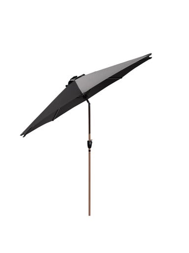 Mambo LED parasol rond 300cm - antraciet