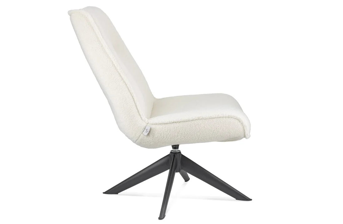 Draaifauteuil zonder arm Teddy Naturel