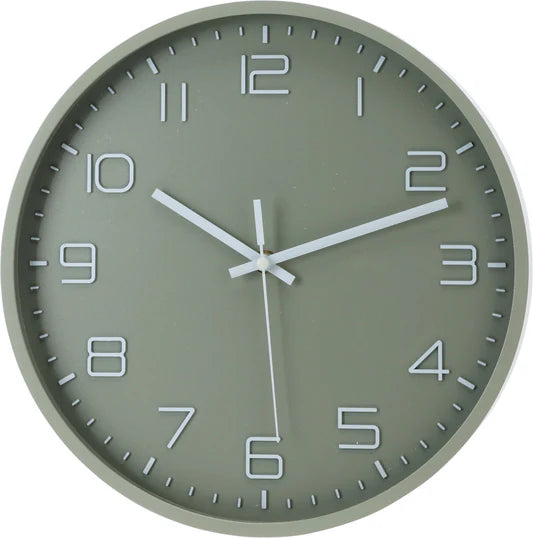 Wandklok PP - 30cm assortiment (prijs per stuk)