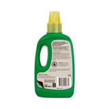 Pokon plantenvoedingfles achterzijde met etiket en barcode, groene fles, 500 ml