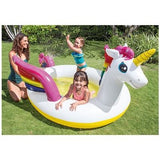 Intex Rainbow unicorn zwembad 272x193x104cm