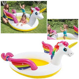 Intex Rainbow unicorn zwembad 272x193x104cm