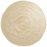 Vloerkleed Jute Rond Bleached ø160 cm