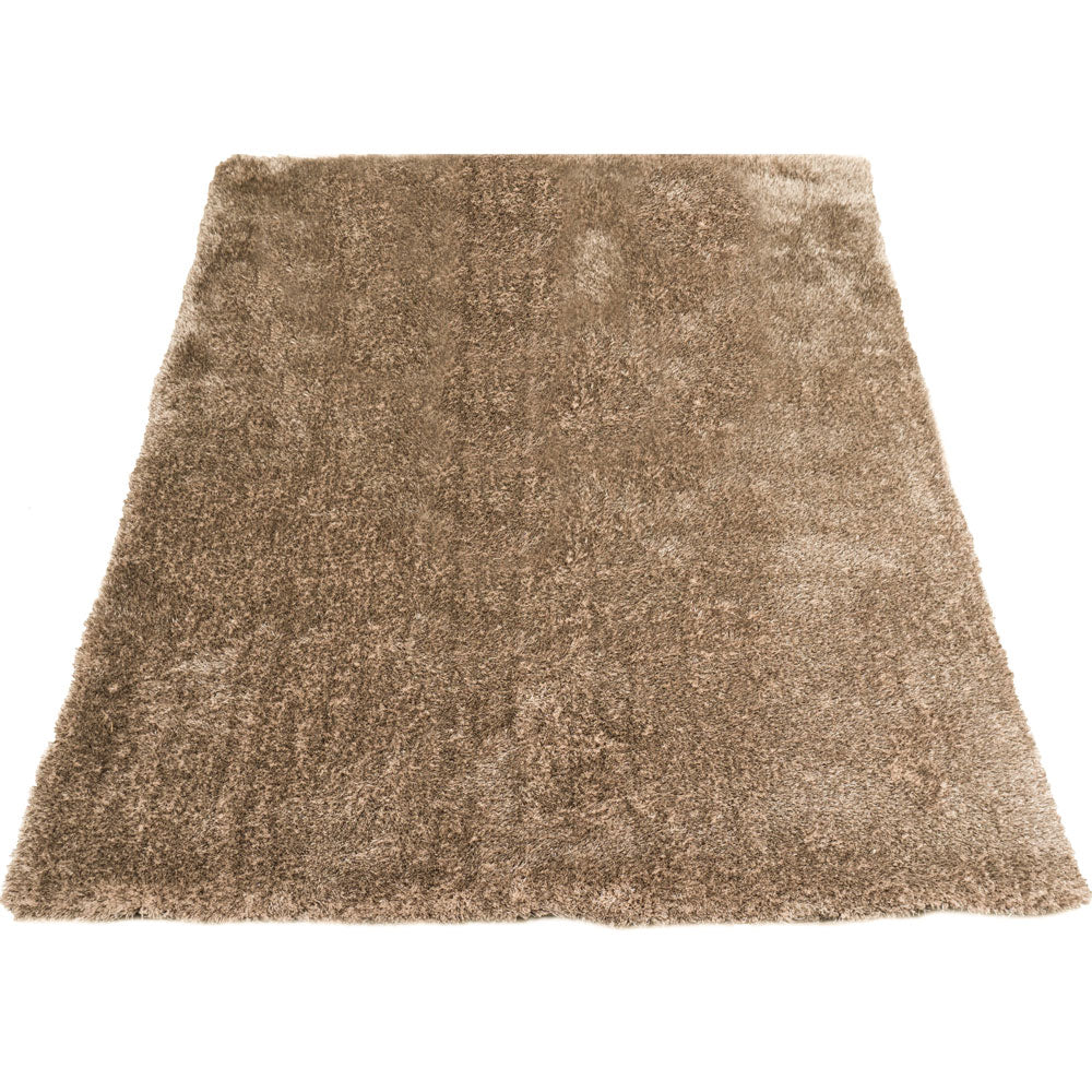 Rechthoekig shaggy vloerkleed met hoge pool, taupe/beige