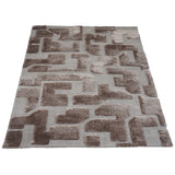Vloerkleed Liana Bruin 200 x 290 cm