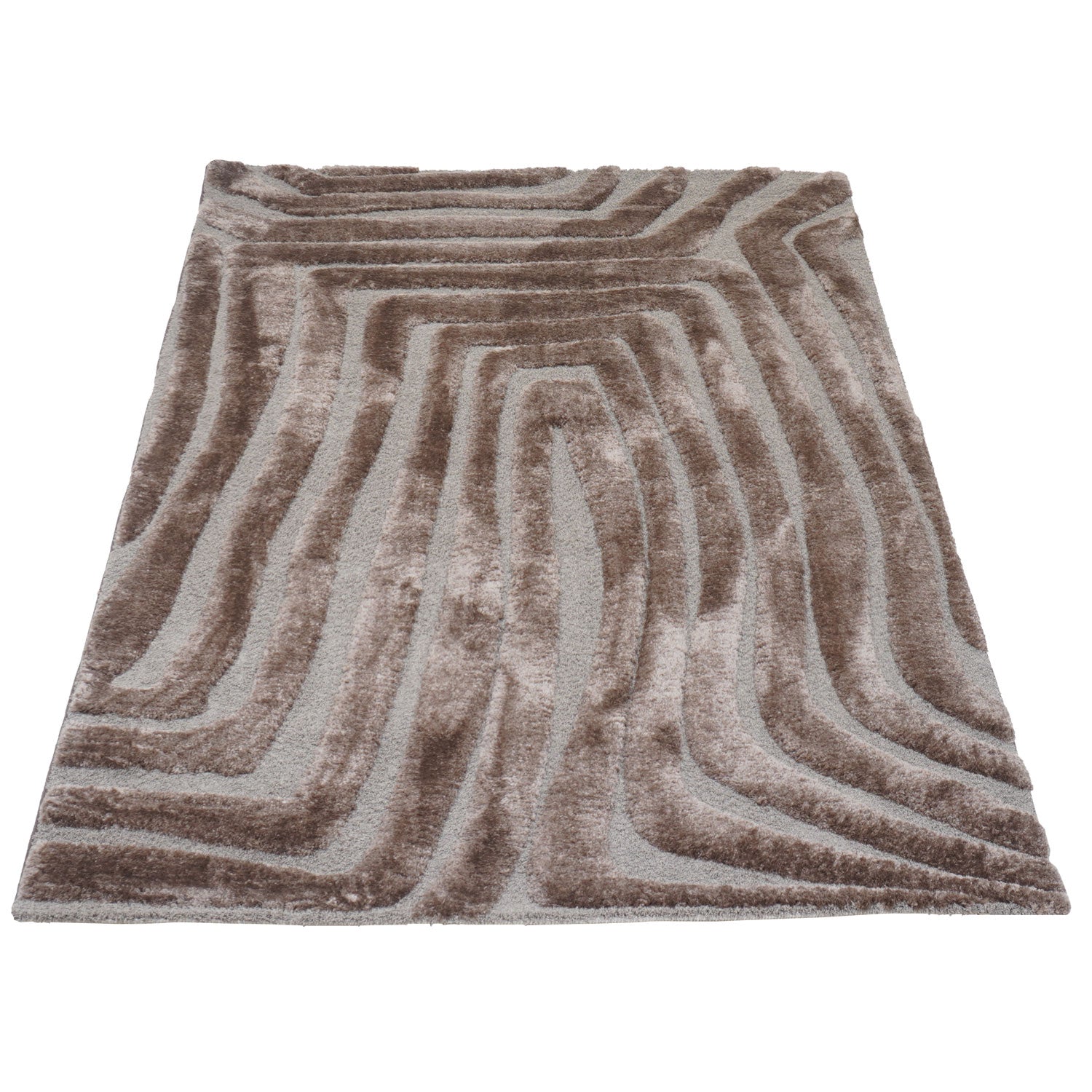 Vloerkleed Lima Bruin 240 x 340 cm