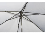 Antraciet parasol frame met kruistrengen en centrale paal