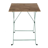 Bistrotafel metaal hout groen - Esschert design