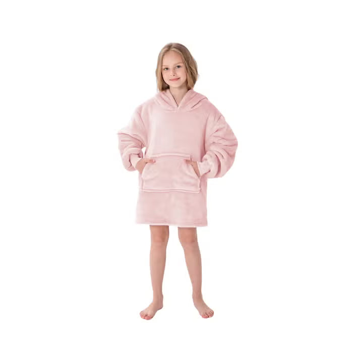JUNIOR Oversized Hoodie voor kinderen 50x70 cm - Roze