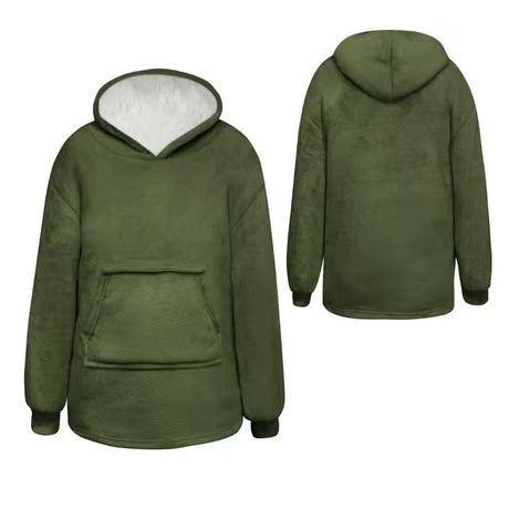 JUNIOR Oversized Hoodie voor kinderen 50x70 cm - Groen