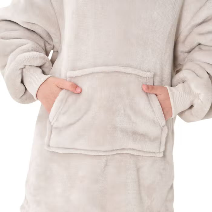 JUNIOR Oversized Hoodie voor kinderen 50x70 cm - Pumice stone