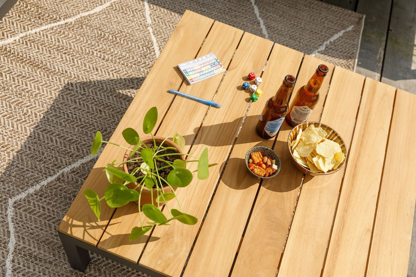 Exotan - La vida loungeset teak - antraciet