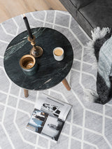 Vloerkleed Pattern Rond Grijs ø160 cm