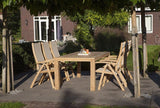 Exotan - Caldo verstelbare tuinstoel teak taupe [FSC]