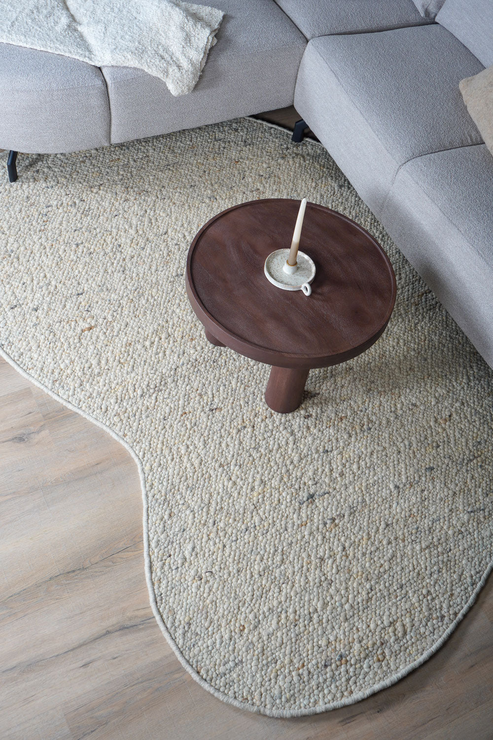 Vloerkleed Stone Beige 215 - Organisch 200 x 280 cm
