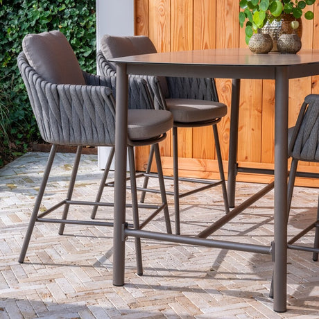 Taste 4SO - Manolo high dining tuintafel printed ceramic 180x90xH90 cm terre