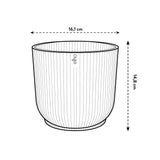 Elho - vibes fold rond 16cm zacht lila