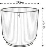 Elho - vibes fold rond 30cm linnen wit