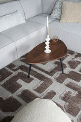 Vloerkleed Liana Bruin 200 x 290 cm