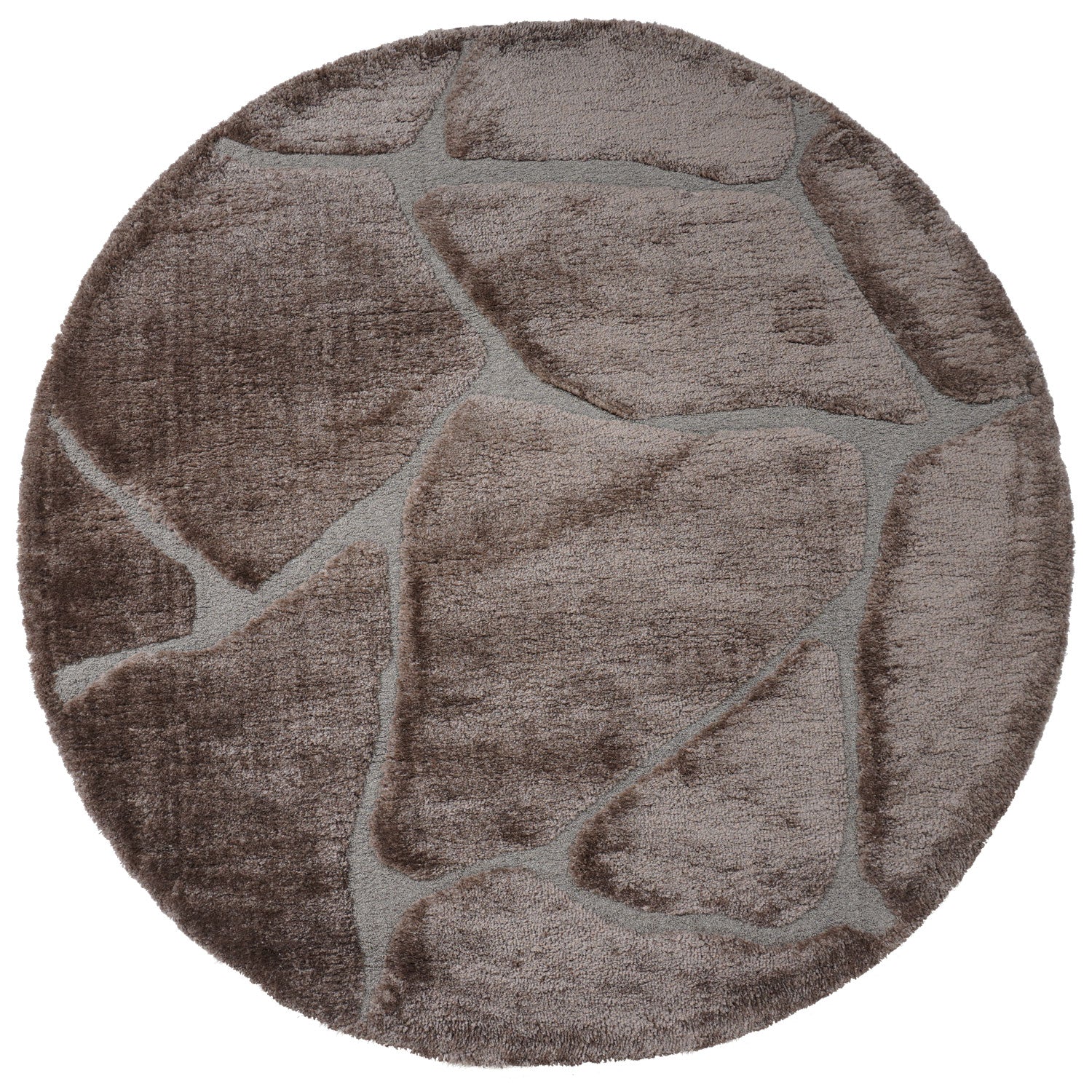 Vloerkleed Macy Bruin Rond ø160 cm