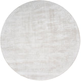 Vloerkleed Cos - Viscose Ivory Rond ø200 cm