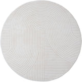 Vloerkleed Ella Cream Rond ø240 cm