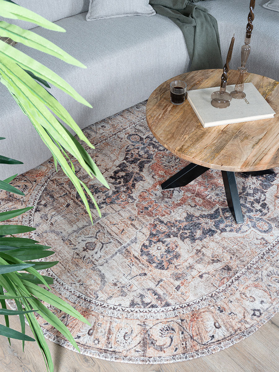 Vloerkleed Mahal Beige 00 - Ovaal 160 x 230 cm