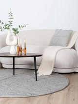 Vloerkleed Scott Taupe Rond ø200 cm