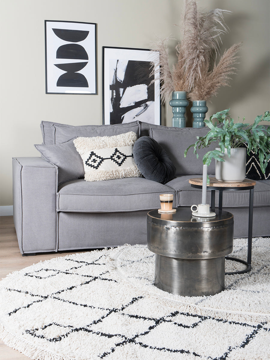 Vloerkleed Medina Cream Rond ø160 cm