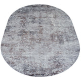 Vloerkleed Yara Silver - Ovaal 200 x 290 cm