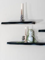 Wandplank Pure Zwart Mangohout 120 cm