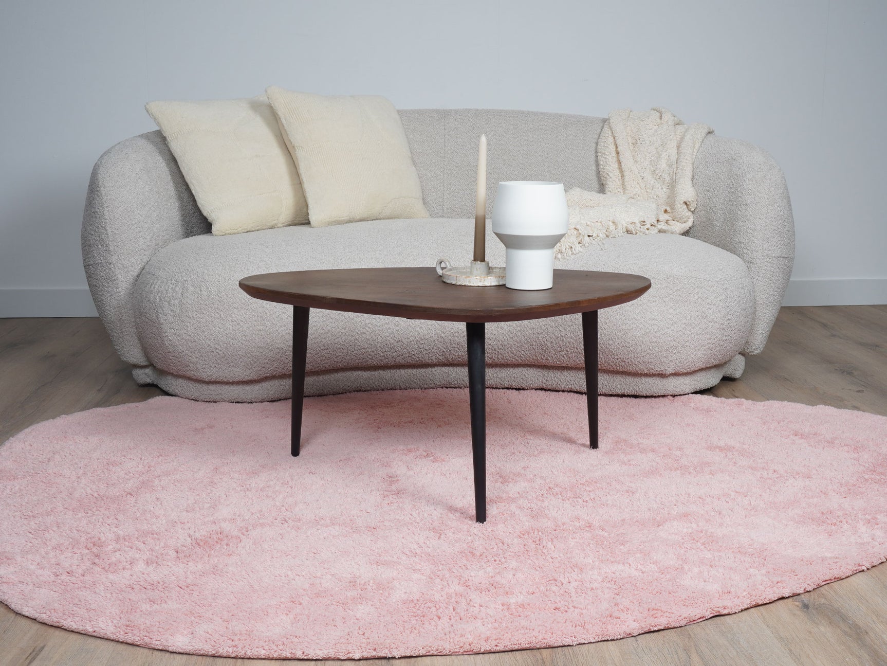 Wasbaar Vloerkleed Beach - Pink 140 x 200 cm