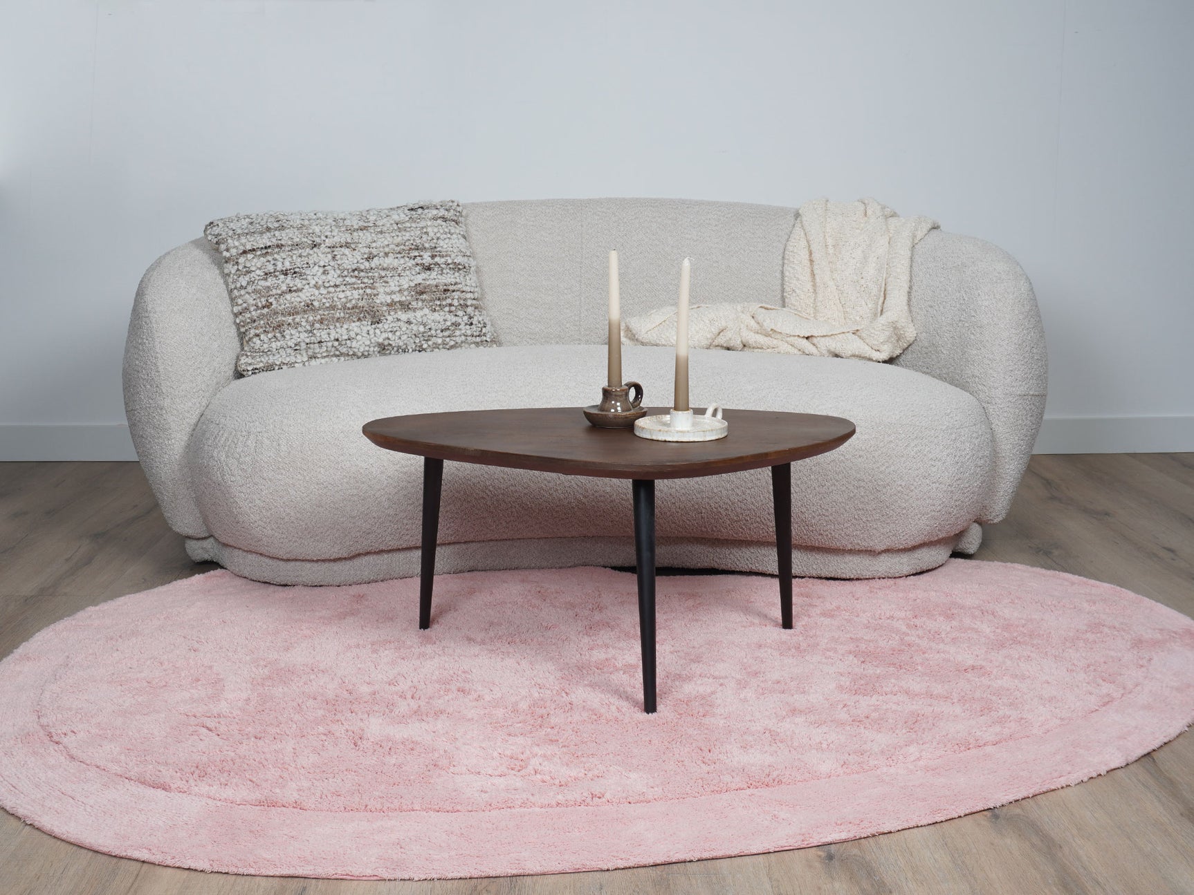 Wasbaar Vloerkleed Bodi - Pink 160 x 230 cm