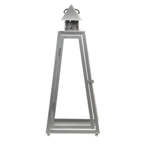 Piramide lantaarn S met open metalen frame